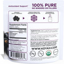 Organic Black Currant Capsules, Freeze-Dried: 60 Capsules Infinity Warehouse
