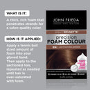 John Frieda Precision Foam Hair Color, Light Natural Brown 6N, Full-coverage Hair Color Kit, with Thick Foam for Deep Color Saturation (Pack of 2) John Frieda