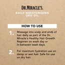 Dr. Miracle's Daily Moisturizing Gro Oil, Blended with Vitamins A, D, E, Avocado & Aloe Vera For Healthy Hair Growth, 4 Ounce (3 Pack) Dr. Miracle's