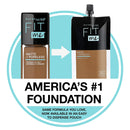 Maybelline Fit Me Matte + Poreless Liquid Foundation, Face Makeup, Mess-Free No Waste Pouch Format, Normal To Oily Skin Types, 128 Warm Nude, 1.3 Fl Oz Maybelline New York