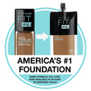Maybelline New York Fit Me Matte + Poreless Liquid Foundation, Pouch Format, 128 Warm Nude, 1.3 Ounce Maybelline New York