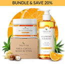 All Natural Body Wash & Citrus Shea Butter Body Lotion – For Dry, Sensitive Skin – Bundle by Tree To Tub with Wild Soapberries, Aloe Vera Tree to Tub