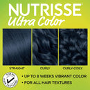 Garnier Nutrisse Ultra Nourishing Hair Color Creme with Triple Oils, Permanent Dye for 100% Gray Coverage, Blue Curaçao IN2 Garnier Store