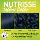 Garnier Nutrisse Ultra Nourishing Hair Color Creme with Triple Oils, Permanent Dye for 100% Gray Coverage, Blue Curaçao IN2 (Packaging may vary) Garnier