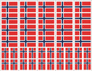 40 Tattoos: Norway Flag, Norwegian Party Favors PremiumTT temporary tattoos