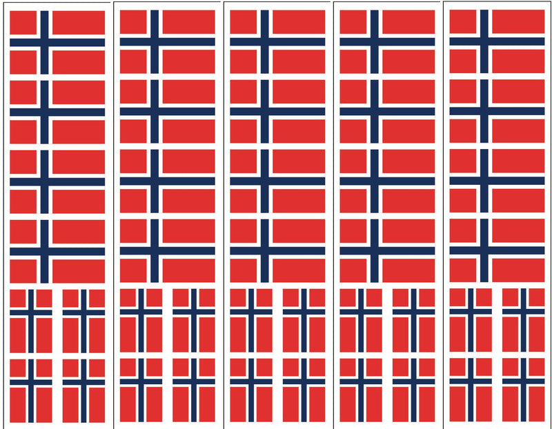 40 Tattoos: Norway Flag, Norwegian Party Favors PremiumTT temporary tattoos