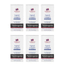 Neutrogena Norwegian Formula Moisturizing Hand Cream Formulated with Glycerin for Dry, Rough Hands, Fragrance-Free Intensive Hand Lotion, 2 oz, Pack of 6 Neutrogena