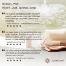 Premium Natural Egyptian Shower Loofah Sponge and Facial Loofahs, Large Exfoliating Shower Loofa Body Scrubbers Buff Away Dead Skin for Smoother, More Radiant Appearance (3 lufa Pack) ALMOONI