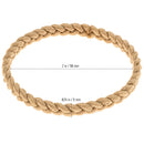 Hair Ties Braided Hair Tie Braided Hair Ties Braided Ponytail Holders Braided Hair Elastics Ponytail Holder Thick Hair Elastics - Blonde Pearl 8 Pcs JWERA