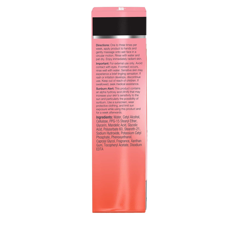 Neutrogena Bright Boost Resurfacing Facial Exfoliator with Glycolic and Mandelic AHAs Gentle Skin Resurfacing Face Cleanser for Bright Smooth Skin, Micro Polish, 2.6 Fl Oz Neutrogena