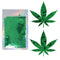 10 Grams - Green Weed Leaf Cosmetic Glitter - Festival Rave Beauty Makeup Face Body Nail - Pot Weed & Marijuana Leaves Electric Bliss Beauty