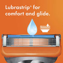 Gillette Fusion5 Razors for Men, 1 Gillette Razor, 4 Razor Blade Refills, Lubrastrip for a More Comfortable Shave Gillette