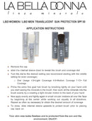 La Bella Donna Natural Mineral Women's Waterproof SPF 50 Powder Sunscreen with Exclusive Dial System Dispensing Brush | NON-NANO | NON-CHEMICAL | REEF SAFE - 5g (Dark Skin) La Bella Donna