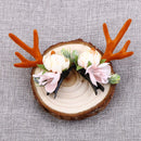Christmas Deer Antlers Headband Hair Clips Hair Hoop Girl Beauty Headdress Reindeer Antler Headband Cute Deer Headband Hair Accessory ywduoying Store