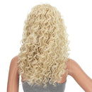 SWACC 20-Inch Long Big Bouffant Curly Wigs for Women Synthetic Heat Resistant Fiber Hair Pieces with Wig Cap (Platinum Blonde) SWACC