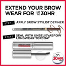L'Oreal Paris Makeup Brow Stylist Definer Waterproof Eyebrow Pencil, Ultra-Fine Mechanical Pencil, Draws Tiny Brow Hairs and Fills in Sparse Areas and Gaps, Blonde, 0.003 Ounce (Pack of 2) L'Oreal Paris