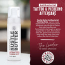 Hustle Butter Tattoo Soap & Aftercare Balm - Antibacterial Soap, Safe To Use While Healing, Vegan, No Petroleum - 5 Ounce Balm & 7 Ounce Tattoo Wash Kit Infinity Warehouse