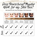 Aesthetica Translucent Setting Powder – Matte Finishing Makeup Loose Setting Powder – Flash Friendly Translucent Powder Foundation - Loose Face Powder Includes Velour Puff Infinity Warehouse