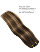 Yamel Remy Clip in Hair Extensions Human Hair 7Pcs 16 Clips Real Human Hair Extensions clip Yamel