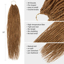6 Packs 22 Inch AU-THEN-TIC Senegalese Twist Crochet Braids Hair Small Havana Mambo Twist Crochet Hair Pre-Stretched Pre Looped Soft Braiding Hair Extensions (22 Inch (Pack of 6), 27) AU-THEN-TIC