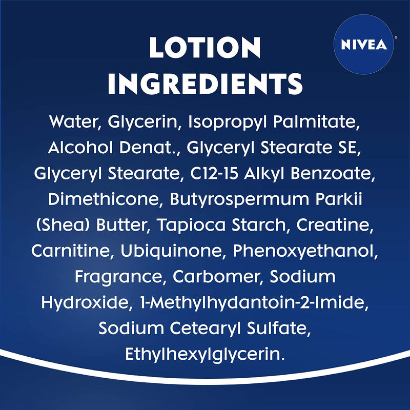 NIVEA Skin Firming Variety Pack with 16.9 Fl Oz Body Lotion and 6.7 Oz Gel-Cream NIVEA