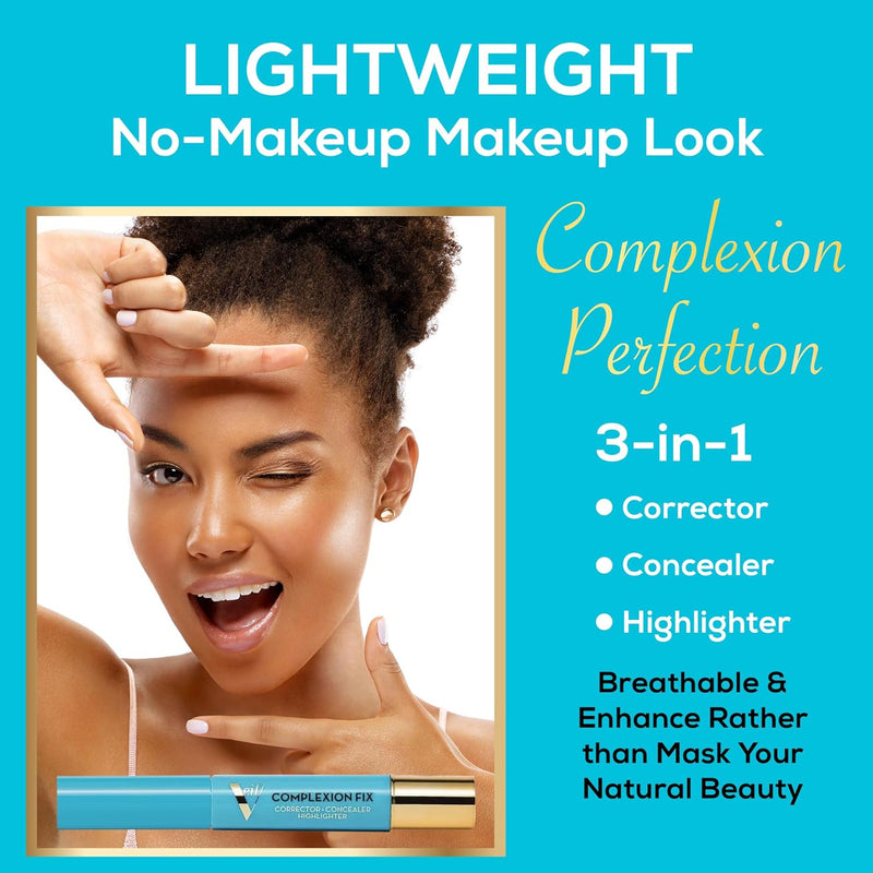 Veil Cosmetics - Complexion Fix Concealer - Liquid Concealer for Under Eye + Dark Circles - Highlight, Contour, Correct - Anti-Aging - Vegan Makeup Pen - Hydrating Lightweight (2N Light Neutral) Infinity Warehouse