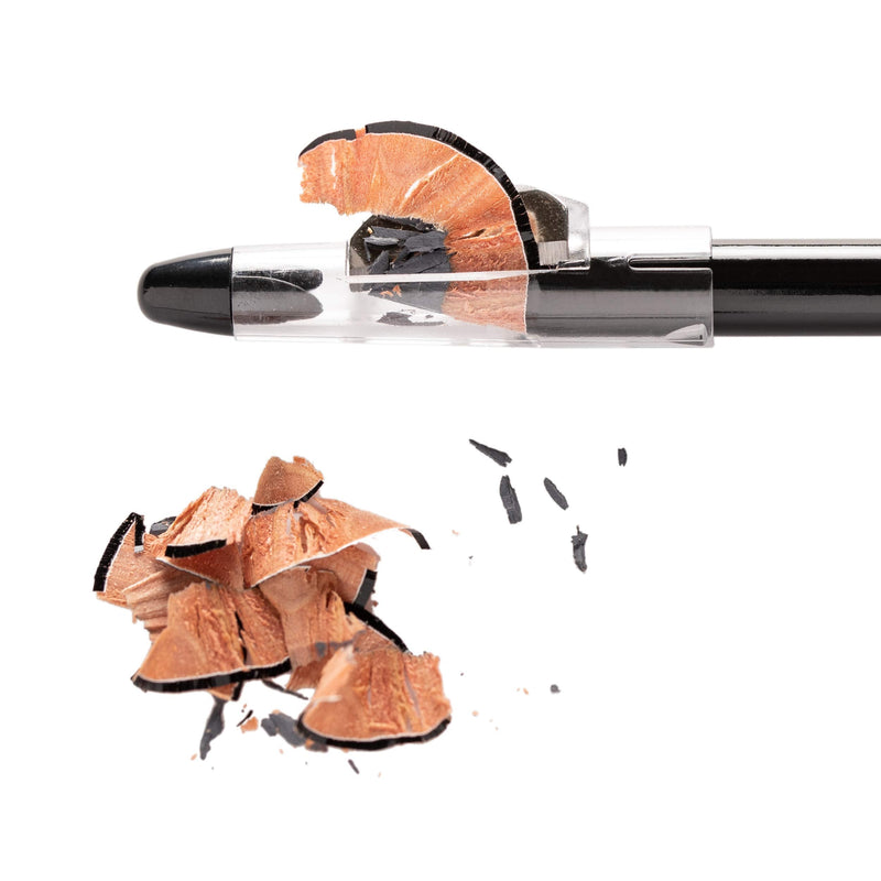 Eye Embrace Warm Betty Classic: Light Gray Wooden Eyebrow Pencil – Waterproof, Double-Ended Pencil with Sharpener & Spoolie Brush, Cruelty-Free Eye Embrace