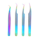 M LASH - V3 Tweezer Set - Volume & Classic Eyelash Extensions - Japanese Steel Lash Tool (Multi) M