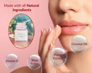 YUGLO Moisture & Collagen Booster Lip Sleeping Mask | Treatment to Restore, Hydrate & Plump Dry, Chapped Lips - Peach YuGlo