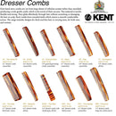 Kent R18T Handmade All Fine Tooth Pocket Comb for Men, Hair Comb Straightener for Everyday Grooming Styling Hair, Mustache and Beard, Use Dry or with Balms, Saw Cut and Hand Polished, Made in England KENT