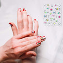 5000+ Pieces Nail Art Stickers 100 Sheets Flower Butterfly Leaf Nail Decal Stickers Adhesive 3D Nail Stickers with Tweezers for Women Girls DIY Nails Home Party Favors Blulu