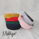 Light Grey Solid Turban Knot Headband Hair Band for Ladies Motique Accessories