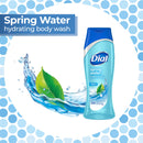 Dial Body Wash, Spring Water with All Day Freshness, 21-Fluid Ounces (Pack of 3) Dial