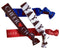 8 Piece Cheerleading Hair Elastic Set - Accessories for Cheerleaders, Cheer Coaches, Stunt Partners, Cheer Teams, Cheer Classmates and Friends, Women, Girls - MADE in the USA Sportigift