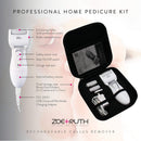 Zoe+Ruth Electric Callus Remover USB Rechargeable Pedicure Foot File tool for Dry Cracked Skin on your Heels and Feet. International Charger, 3 Rollers, Travel Storage Case + 5 Pack Roller Bundle Zoe+Ruth