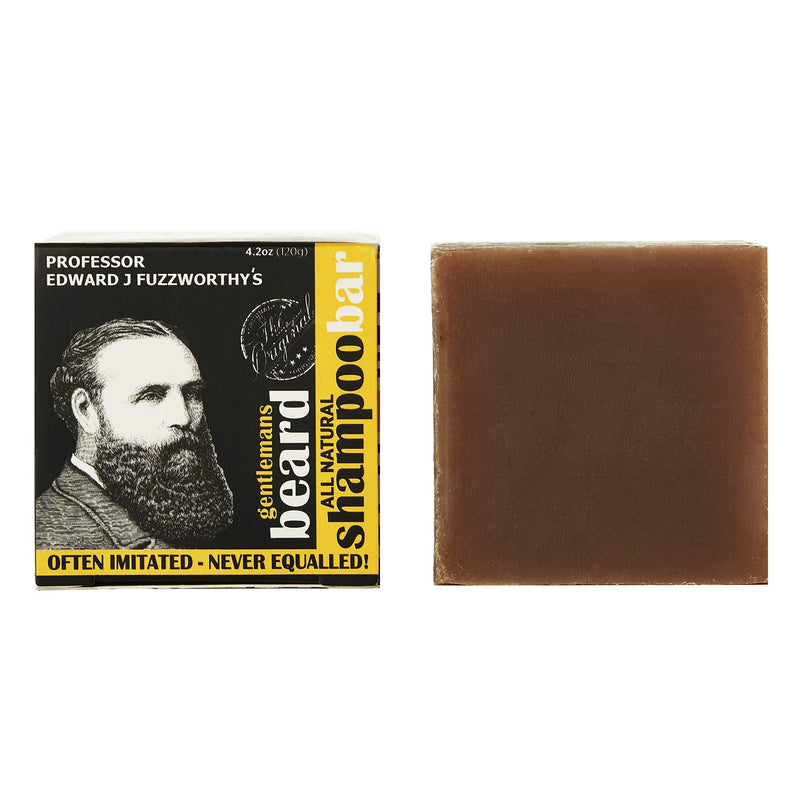 Professor Fuzzworthy Men’s Essential Beard Care Grooming Kit - Beard Shampoo & Boar Bristle Beard Brush - Best Travel Gift Set | 100% Natural & Zero Waste | Organic Ingredients Sulfate & Paraban Free Beauty and the Bees