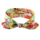 Yeshan Bow Headbands for Women Boho Wide Bandana Headbands Flower Printed Rabbit Ears Hair Bands Fashion and Sport Hair Accessories for Women and Girls,Pack of 6 Yeshan