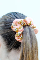 Happie Hare Scrunchies - Cotton Rounds Elastic Hair Bands - Scrunchy Hair Ties - Girls Hair Accessories - Gifts for Women (4 Pack, Mix Colors, Corgi) Happie Hare