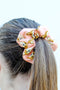 Happie Hare Scrunchies - Cotton Rounds Elastic Hair Bands - Scrunchy Hair Ties - Girls Hair Accessories - Gifts for Women (4 Pack, Mix Colors, Corgi) Happie Hare