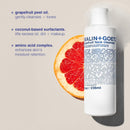 MALIN+GOETZ Grapefruit Face Cleanser | Gentle 3-in-1 Foaming Gel Vitamin-Rich Grapefruit, Amino Acids + Coconut-Based Surfactants | Purifies, Balances + Brightens | Vegan + Cruelty-Free (8 Fl Oz) Infinity Warehouse