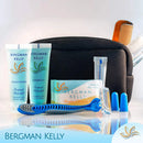 BERGMAN KELLY Rectangular Sanitary Soap Bars, Shampoo & Conditioner 3-Pc Set (0.5 oz each, 150 pc, Tropical Waterfall), Delight Guests with Invigorating & Refreshing Bulk Travel Size Hotel Toiletries BERGMAN KELLY
