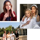IVYU Tiktok Heatless Curling Rod Headband for Women Long Hair No Heat Hair Rollers Curlers Curls Flexi Rods Large Big Soft Foam Curling Ribbon Sleep Overnight for Gril's Hair Style Black Leorpard Ivyu