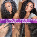 CYNOSURE Highlight Ombre Lace Front Wig Human Hair Colored 13x4 Curly Honey Blonde Wig Invisible HD Lace Frontal Pre Plucked Hairline 180% Density (22 Inch, Highlight) CYNOSURE