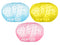 Shower Cap Hair Cover Reusable Turban - Pack of 3 - Polyester Clear Shower Cap for Hair - Standard Size Plastic Shower Caps Set OFXDD