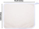 Paradiso 5pk Soft-Weave Wash Cloths, White Paradiso