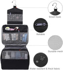 Hanging Travel Toiletry Bag Cosmetic Make up Organizer for Women and Girls Waterproof (V-Black) Narwey Store
