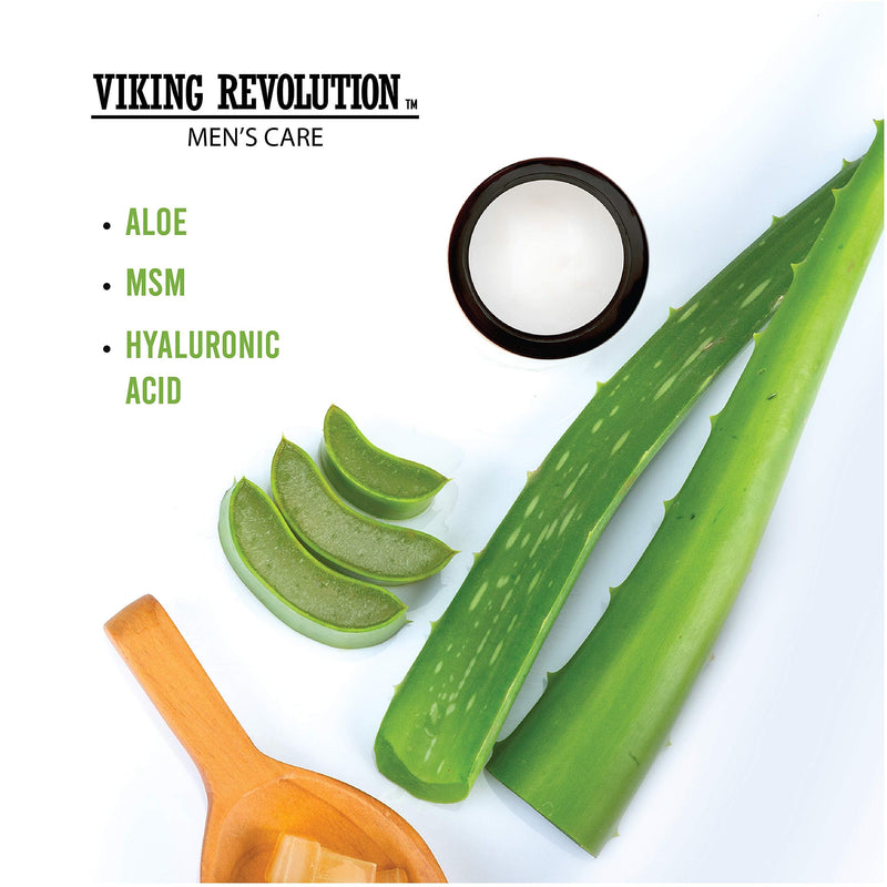 Viking Revolution Natural Eye Cream for Men - Mens Eye Cream for Anti Aging, Dark Circle Under Eye Treatment- Men's Eye Moisturizer Wrinkle Cream - Helps Reduce Puffiness, Under Eye Bags and Crowsfeet Viking Revolution