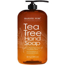 Majestic Pure Tea Tree Hand Soap - Liquid Hand Wash with Pure Aloe Vera, Rosemary & Spearmint - Hand Wash with Pump - Sulfate Free Formula -16 fl oz MAJESTIC PURE Store