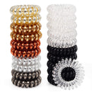 20 Pcs Spiral Hair Ties, No Crease Coil Hair Ties, Phone Cord Hair Ties for Thick Hair - Women Ponytail Holder Elastics TailaiMei Store