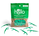 Hello Oral Care Hemp seed oil floss picks, 80 Count Hello Oral Care Store
